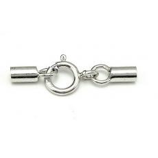 925 silver leather clasp