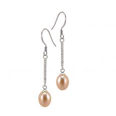 water drop pearl earrings