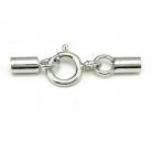 925 silver leather clasp