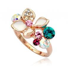 fashion flower ring party ring
