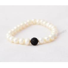 pearl crystal bracelets