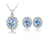 crystal jewelry set