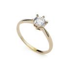 fashion CZ ring 18K gold plated