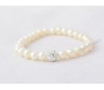 crystal pearl bracelet