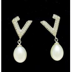 fahsion pearl earrings