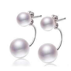 shell pearl earrings